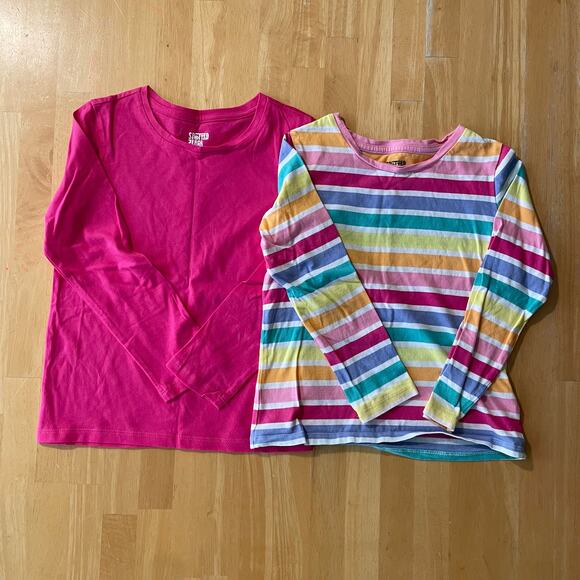 Girls Shirts Bundle of 5 Spotted Zebra Arizona Jean Company Small 6/6X/7 G/EUC - Picture 2 of 12